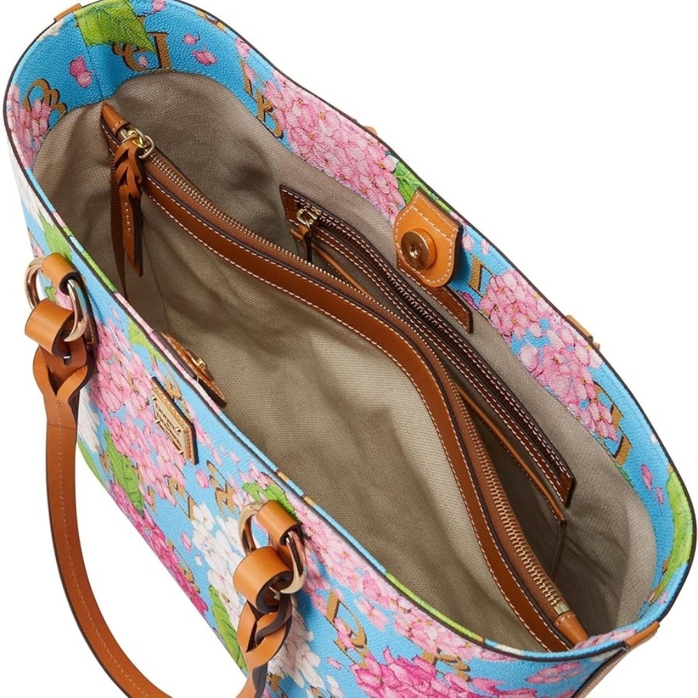 Hydrangea Monogram Nelly Tote Dooney&Bourke Handbag - Picture 9 of 9